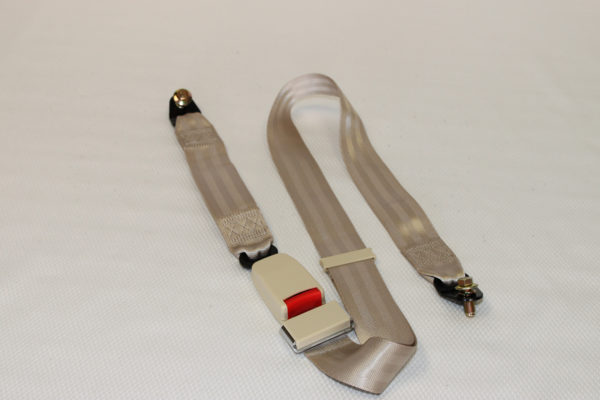 BEIGE/TAN ADJUSTABLE UNIVERSAL CAR SEAT BELT