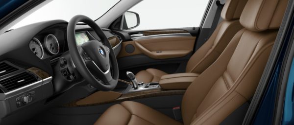 SADDLE BROWN NEVADA - BMW X6 REAR SEAT KIT