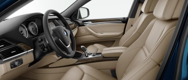 SAND BEIGE PERFORATED NEVADA - BMW X6 REAR SEAT KIT