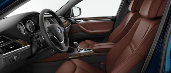 VERMILLION RED NEVADA - BMW X6 REAR SEAT KIT